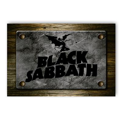 foto: Placa Black Sabbath