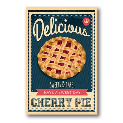 foto: Placa Delicious Cherry Pie