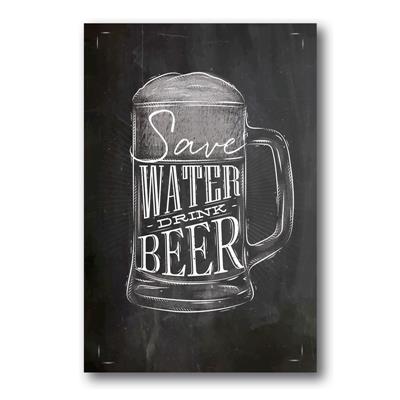 foto: Placa Drink Beer