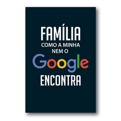 foto: Placa Família Google