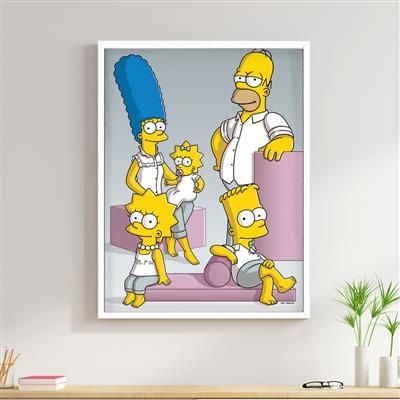 foto: Placa Família Simpsons
