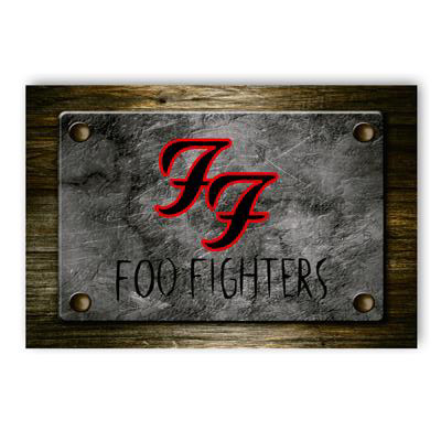 foto: Placa Foo Fighters