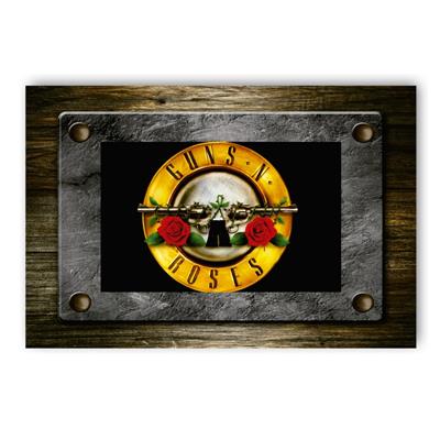 foto: Placa Guns N Roses