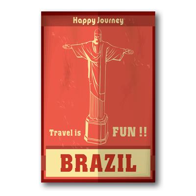 foto: Placa Happy Journey Brazil