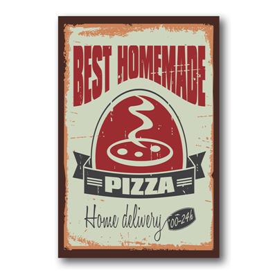 foto: Placa Homemade Pizza