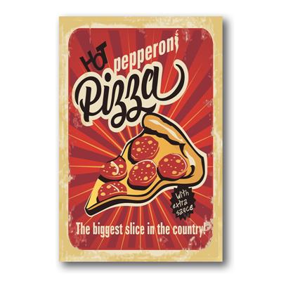 foto: Placa Hot Pepperoni Pizza