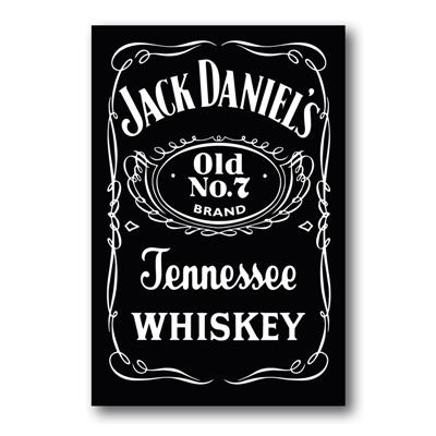 foto: Placa Jack Daniels