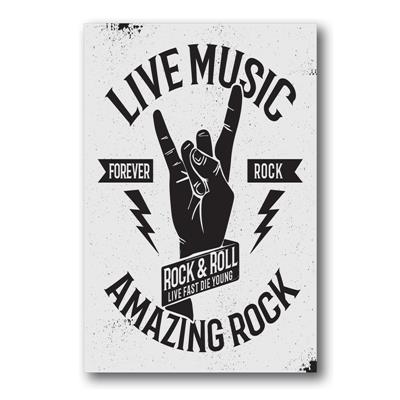 foto: Placa Live Music Amazing Rock