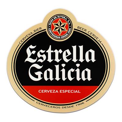 foto: Placa Recorte Estrella Galicia