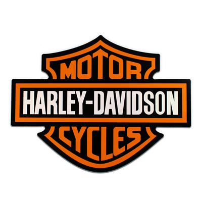 foto: Placa Recorte Harley Davidson