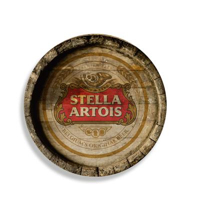 foto: Placa Redonda Barril Stella Artois