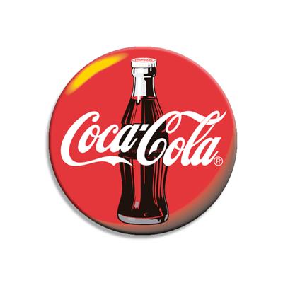 foto: Placa Redonda Coca-Cola
