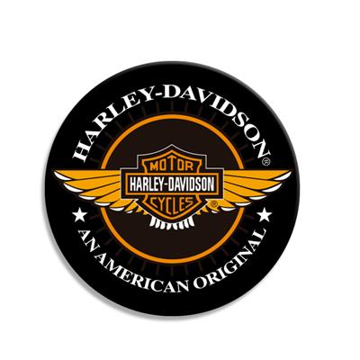 foto: Placa Redonda Harley Davidson
