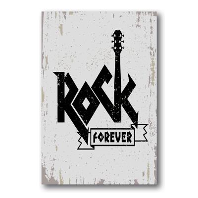 foto: Placa Rock Forever