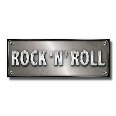 foto: Placa Rock N Roll