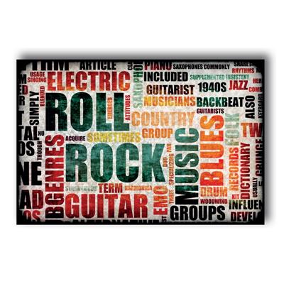 foto: Placa Rock N Roll Music