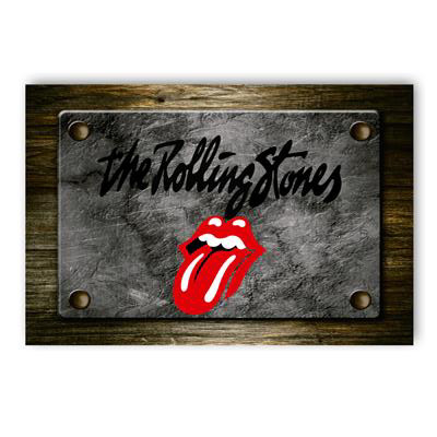 foto: Placa Rolling Stones