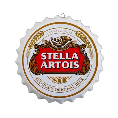 Placa Tampa de Garrafa Stella Artois