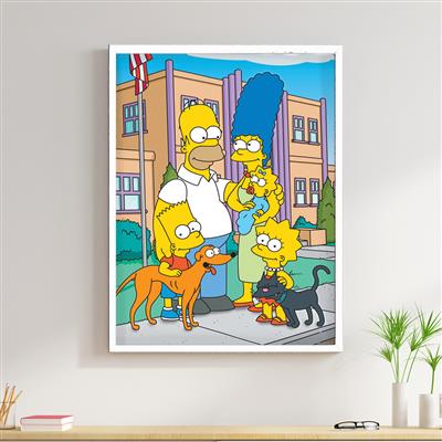 foto: Placa The Simpsons