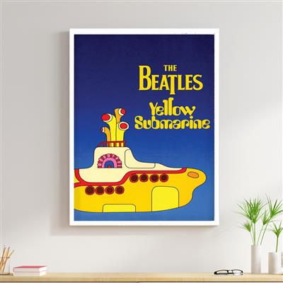 foto: Placa Beatles Yellow Submarine